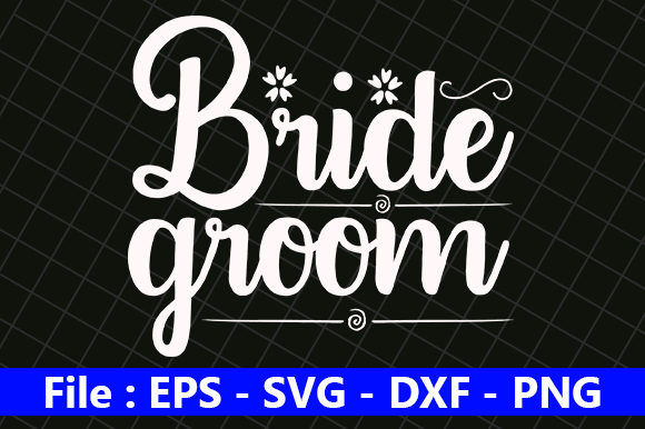 Bride – Groom: A Wedding Quote Design Worth Stitching