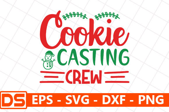 Cookie Casting Crew with Snowman Christmas Design Review