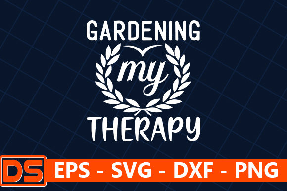 Gardening - My Therapy: A Thoughtful Embroidery Design for Real Projects