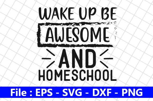 Wake Up Be Awesome and Homeschool Embroidery Design Review
